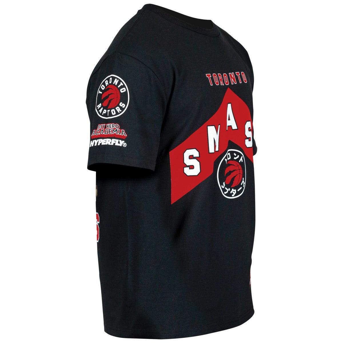 Toronto Raptors Hyperfly Unisex NBA x My Hero Academia All Might Smash T-Shirt - Black sale