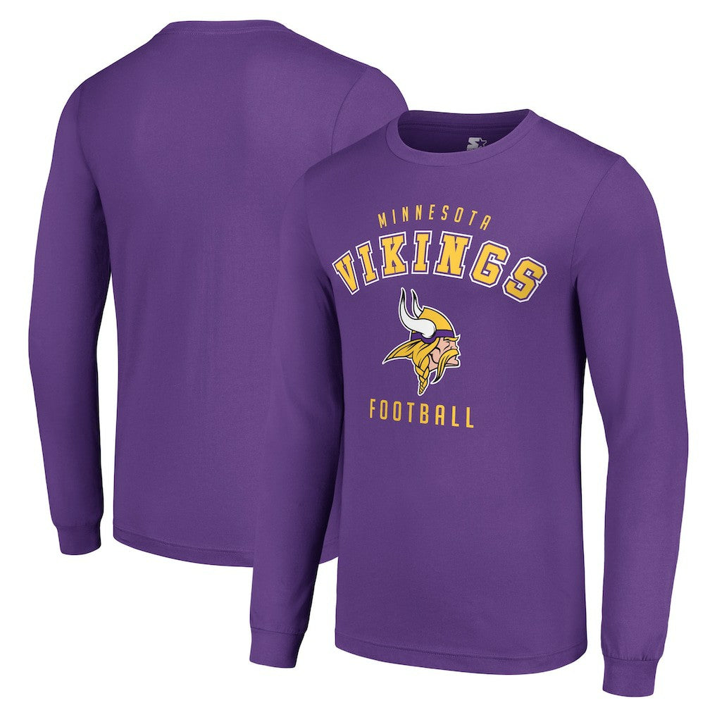 Minnesota Vikings Starter Long Sleeve T-Shirt - Purple outlet
