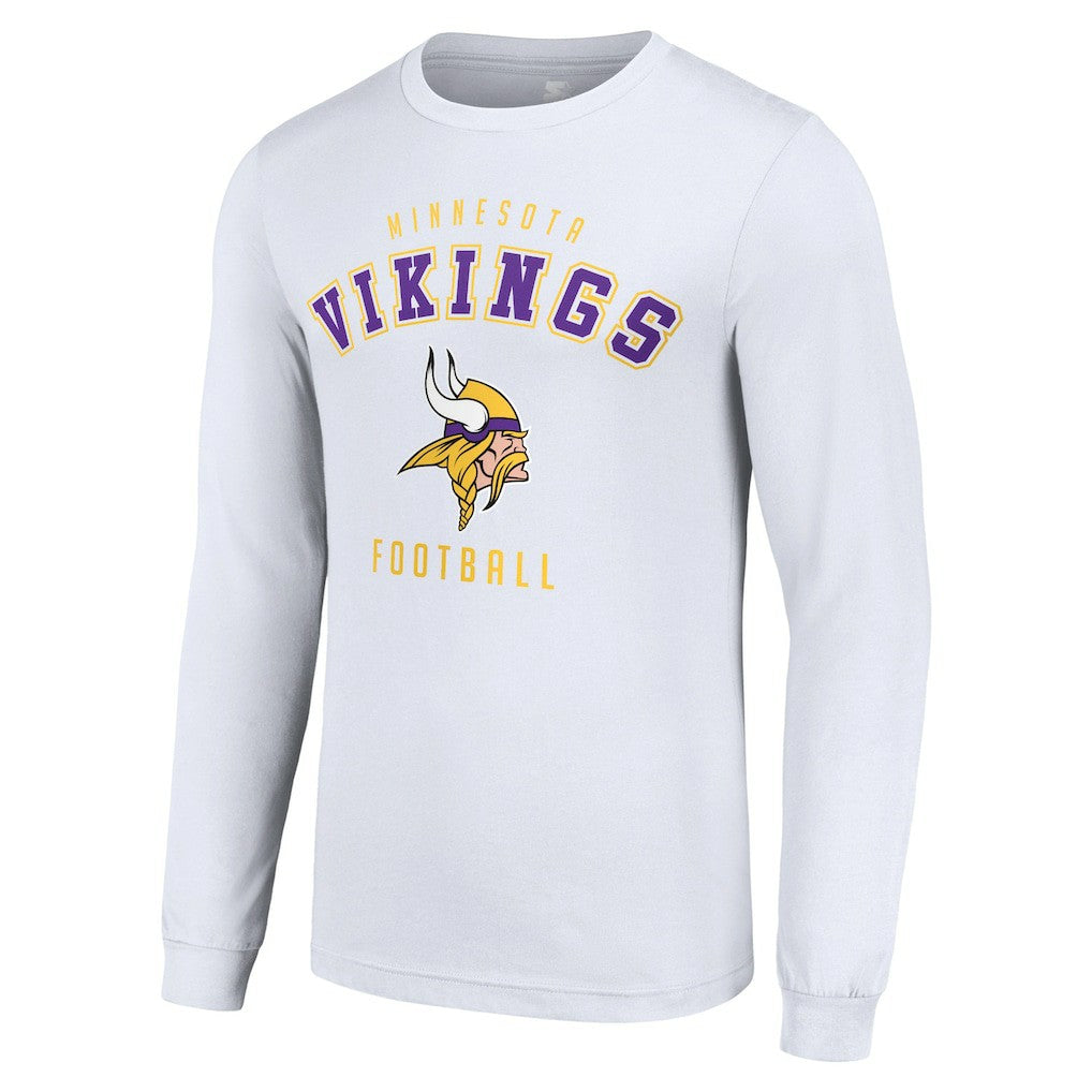 Minnesota Vikings Starter Long Sleeve T-Shirt - White discount