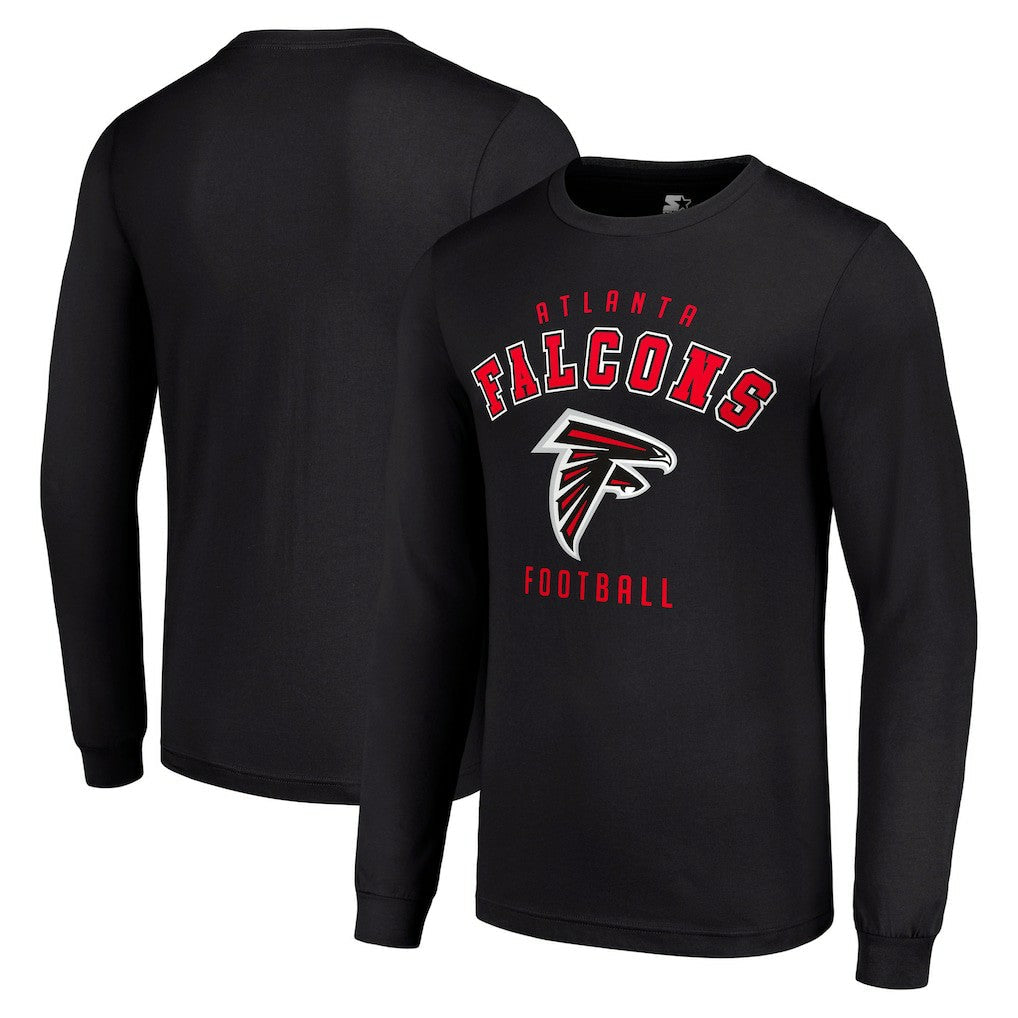 Atlanta Falcons Starter Long Sleeve T-Shirt - Black cheap