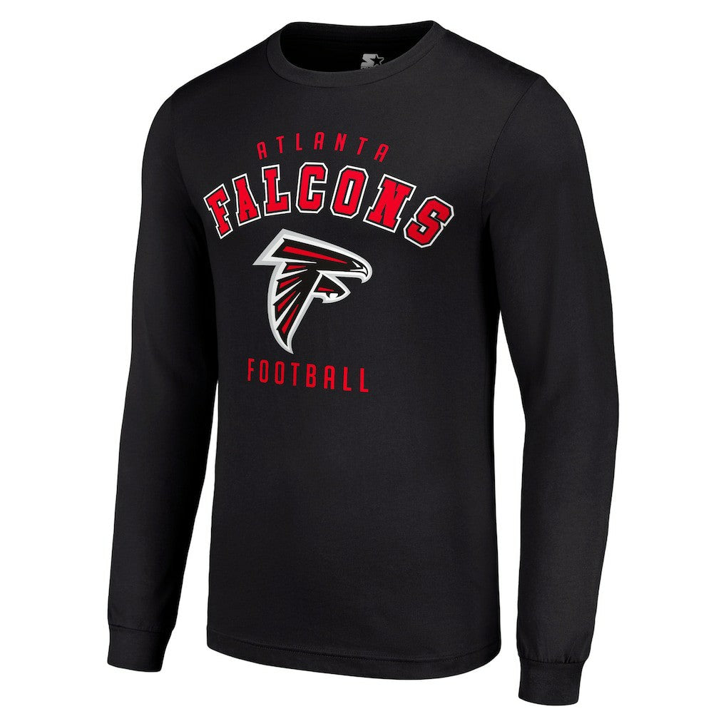 Atlanta Falcons Starter Long Sleeve T-Shirt - Black cheap