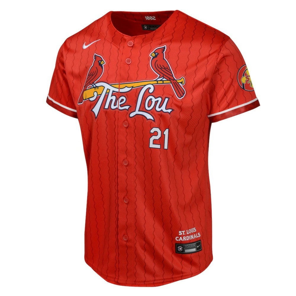 Lars Nootbaar St. Louis Cardinals Youth 2024 City Connect Limited Player Jersey - Red | Nike