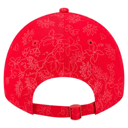 Washington Nationals Women's Tonal Floral 9TWENTY Adjustable Hat - Red | New Era