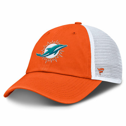Miami Dolphins Trucker Adjustable Hat - Orange/White cheap