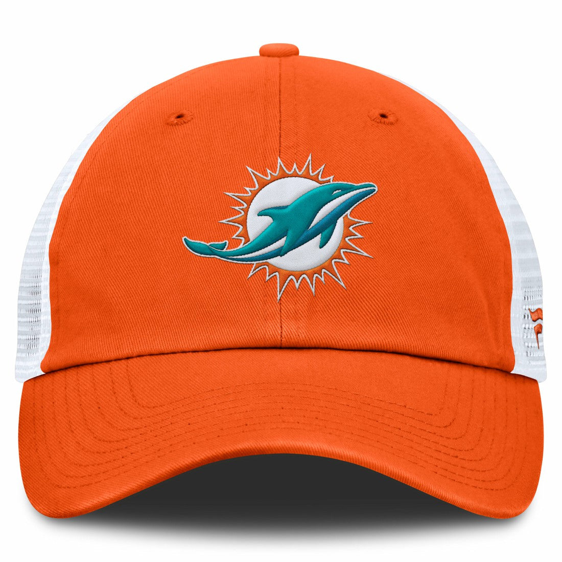 Miami Dolphins Trucker Adjustable Hat - Orange/White cheap