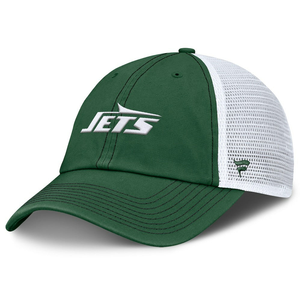 New York Jets Trucker Adjustable Hat - Green/White online