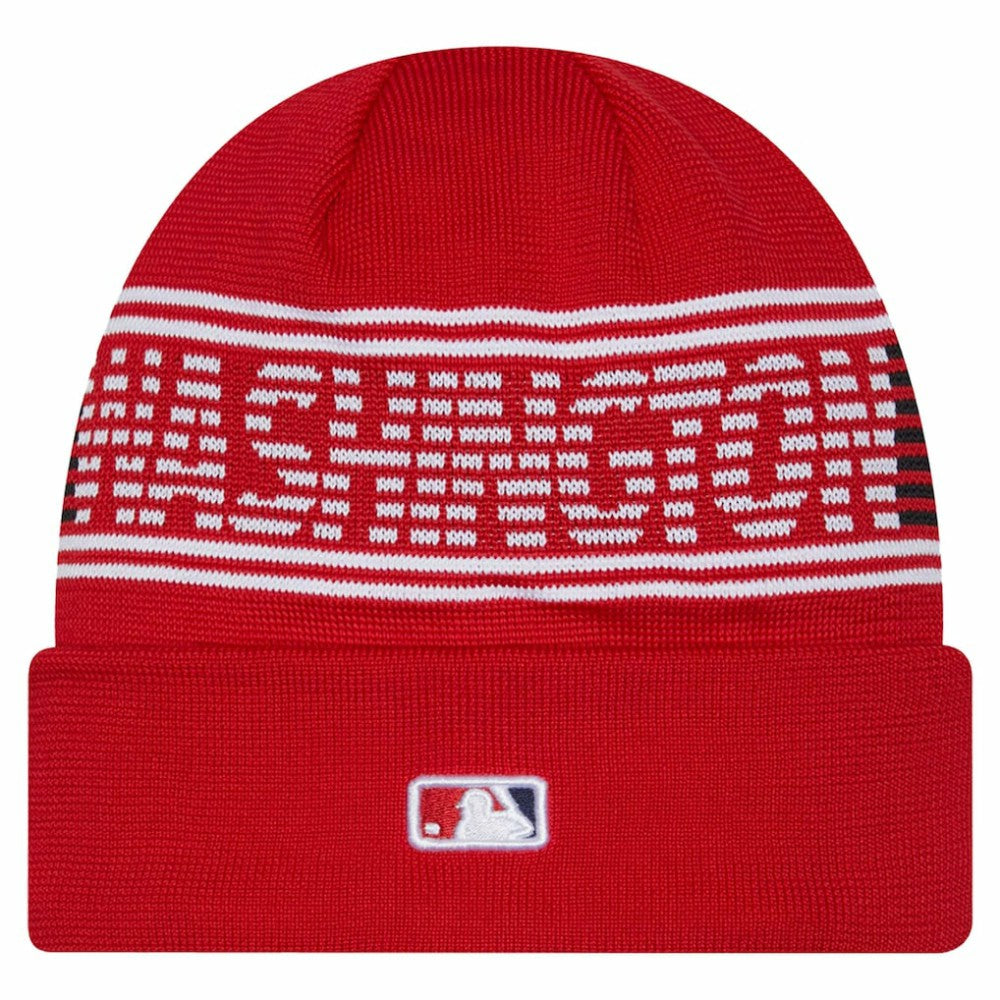 Washington Nationals Authentic Collection Cuffed Knit Hat - Red | New Era