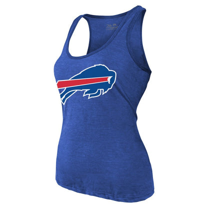 Josh Allen Buffalo Bills Majestic Threads Women's Name & Number Tri-Blend Tank Top - Royal sale