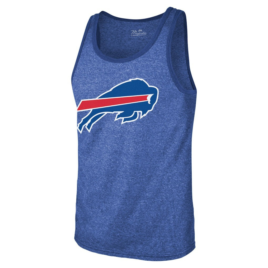 Josh Allen Buffalo Bills Majestic Threads Tri-Blend Player Name & Number Tank Top - Royal on sale