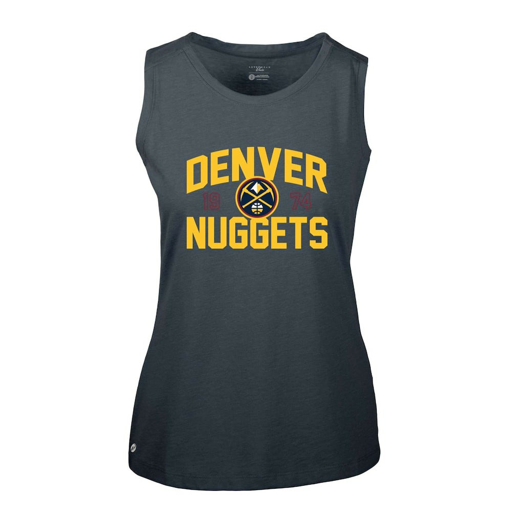 Denver Nuggets Levelwear Women's Macy Tank Top sale - Navy shop