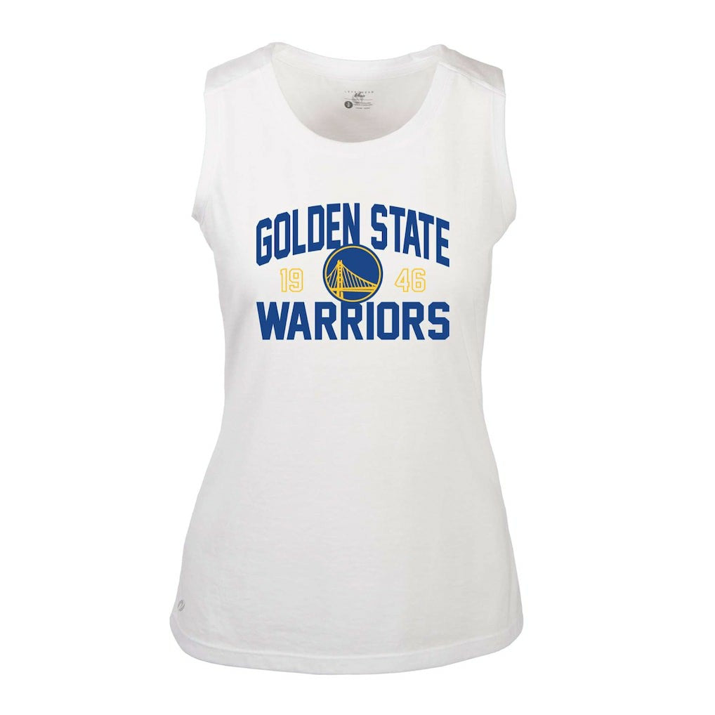 Golden State Warriors Levelwear Women's Macy Tank Top sale - White on sale