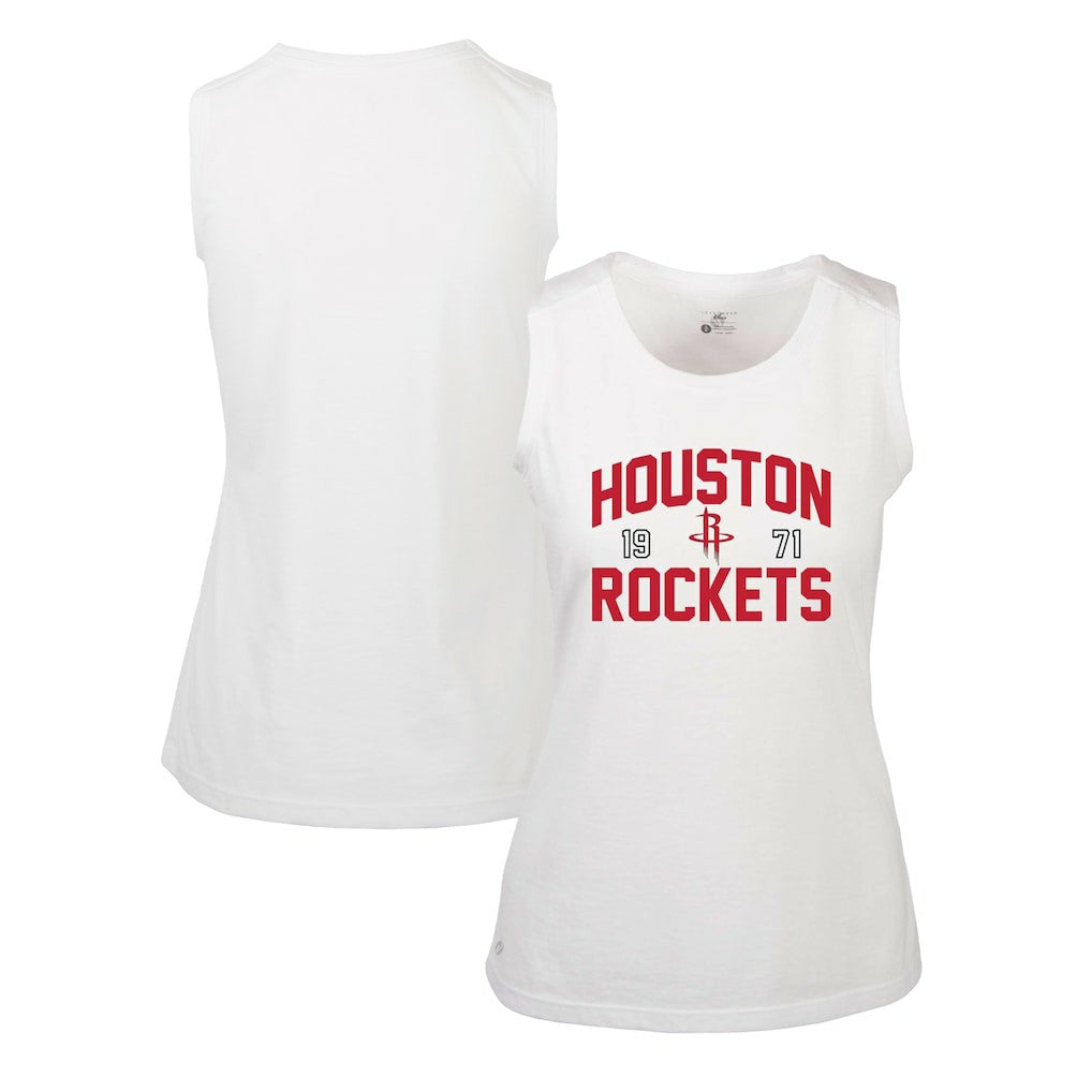 Houston Rockets Levelwear Women's Macy Tank Top - White sale