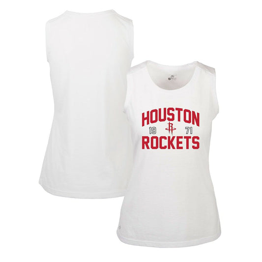 Houston Rockets Levelwear Women's Macy Tank Top - White sale