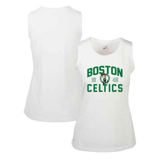 Boston Celtics Levelwear Women's Macy Tank Top - White shop