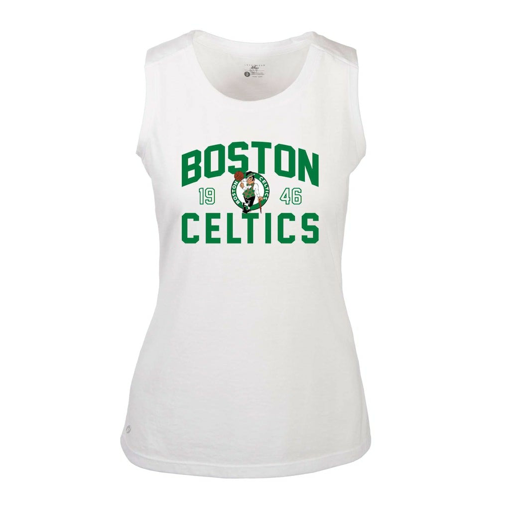 Boston Celtics Levelwear Women's Macy Tank Top - White shop