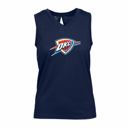 Oklahoma City Thunder Levelwear Women's Paisley Core V-Neck Tank Top - Navy outlet