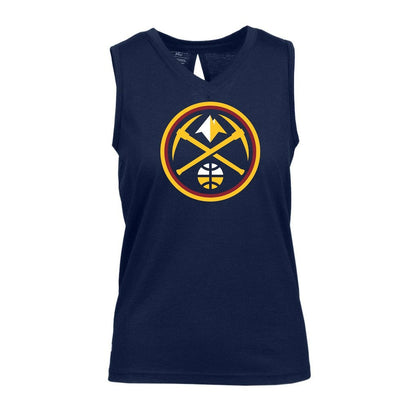 Denver Nuggets Levelwear Women's Paisley Core V-Neck Tank Top sale - Navy cheap