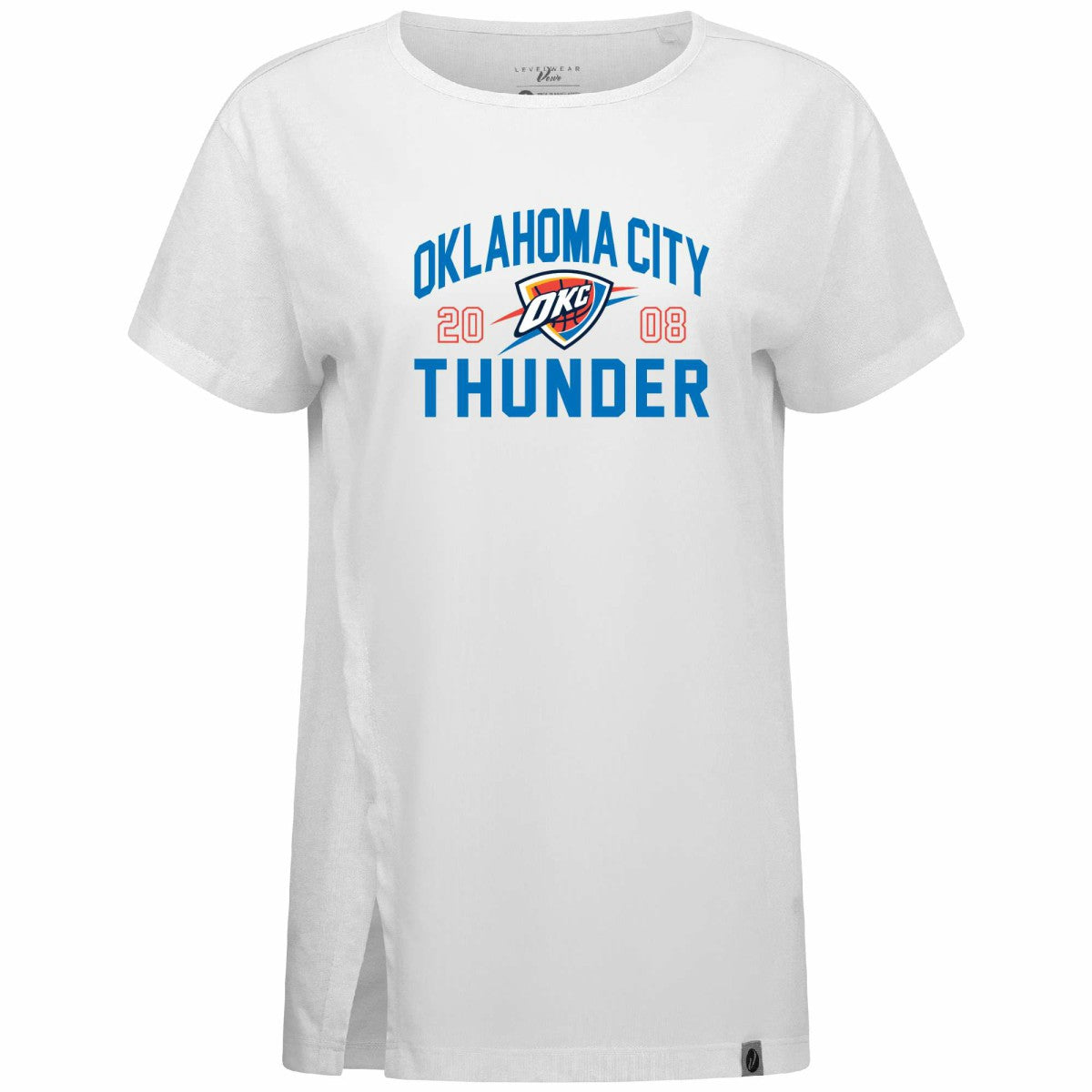 Oklahoma City Thunder Levelwear Women's Influx T-Shirt - White discount