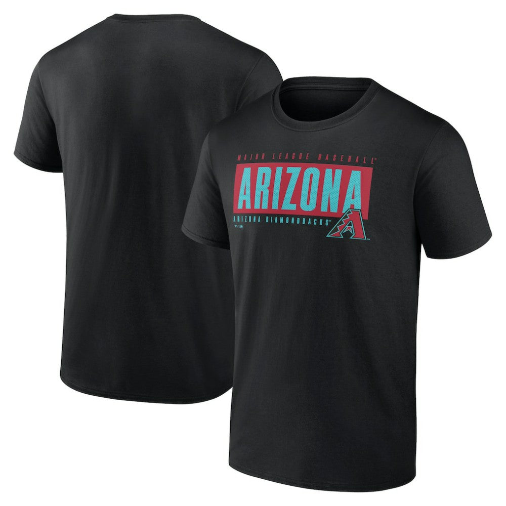 Arizona Diamondbacks Blocked Out T-Shirt - Black