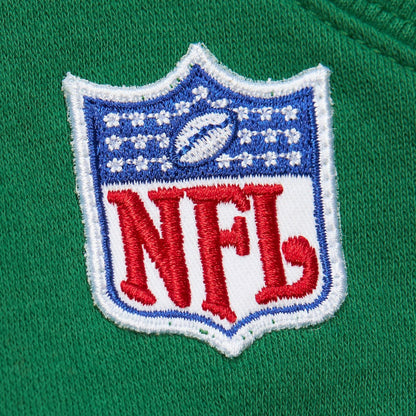 New York Jets Off Field Vintage Logo Short Sleeve Pullover Hoodie - Kelly Green cheap