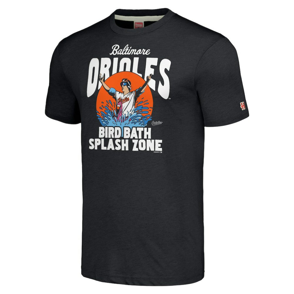 Baltimore Orioles Homage Hyper Local Tri-Blend T-Shirt - Charcoal