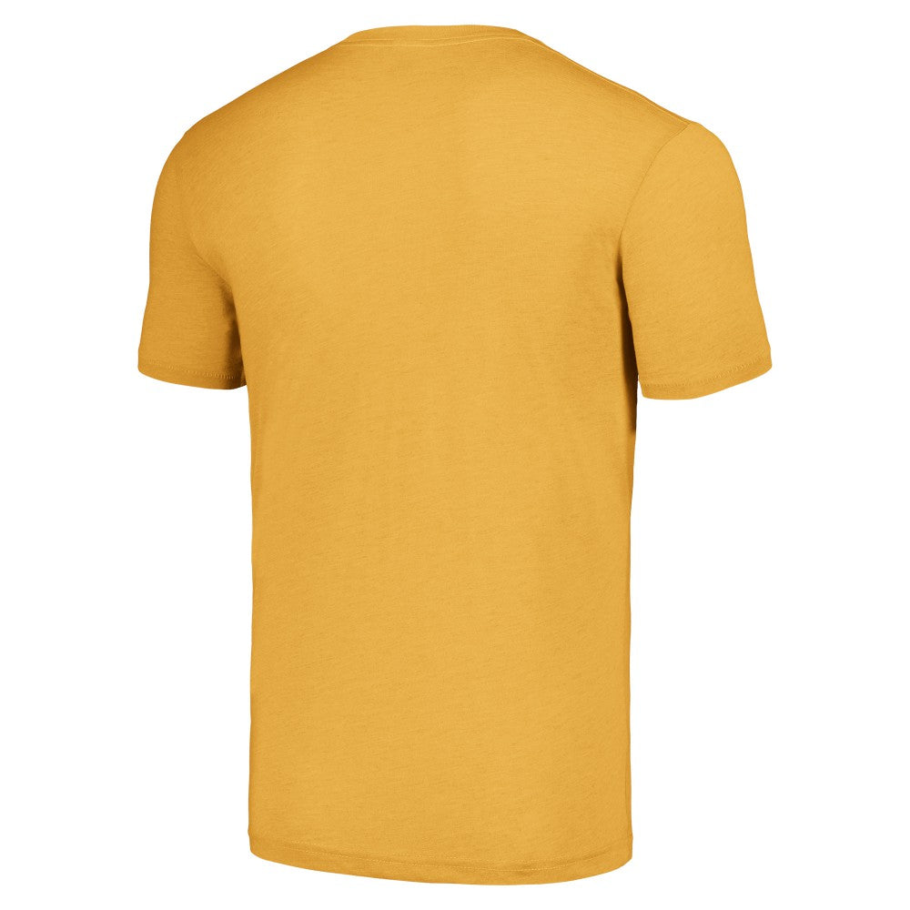 Milwaukee Brewers Homage Grateful Dead Tri-Blend T-Shirt - Gold
