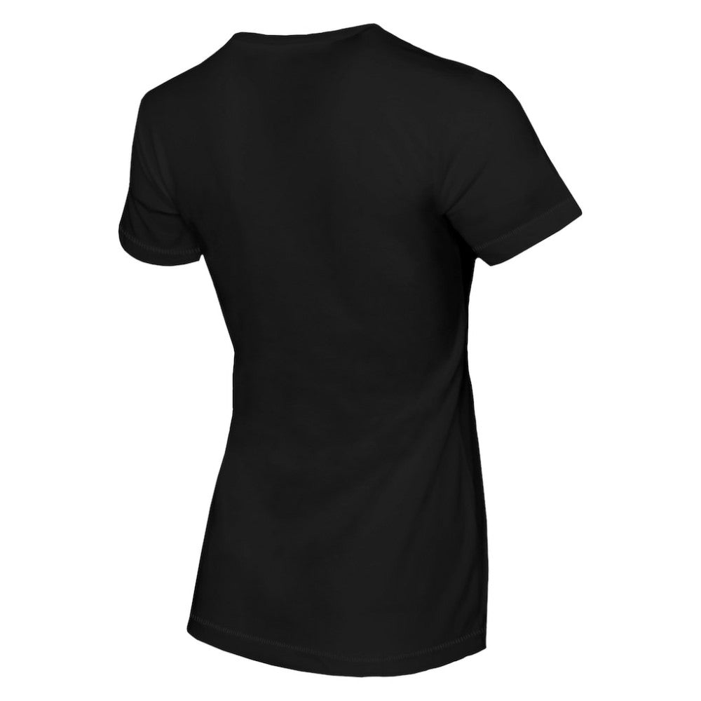 Pittsburgh Pirates Tiny Turnip Women's Lilies and Ladybugs T-Shirt - Black