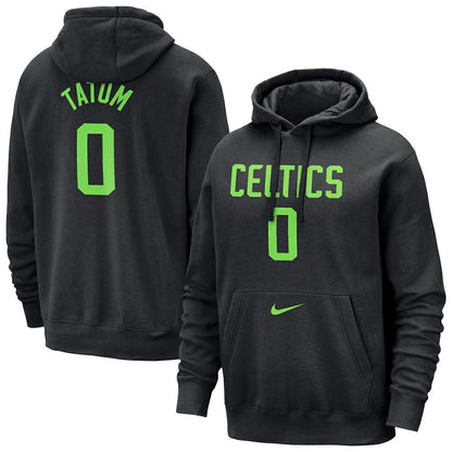 Jayson Tatum Boston Celtics 2024/25 City Edition Name & Number Pullover Hoodie - Black | Nike sale