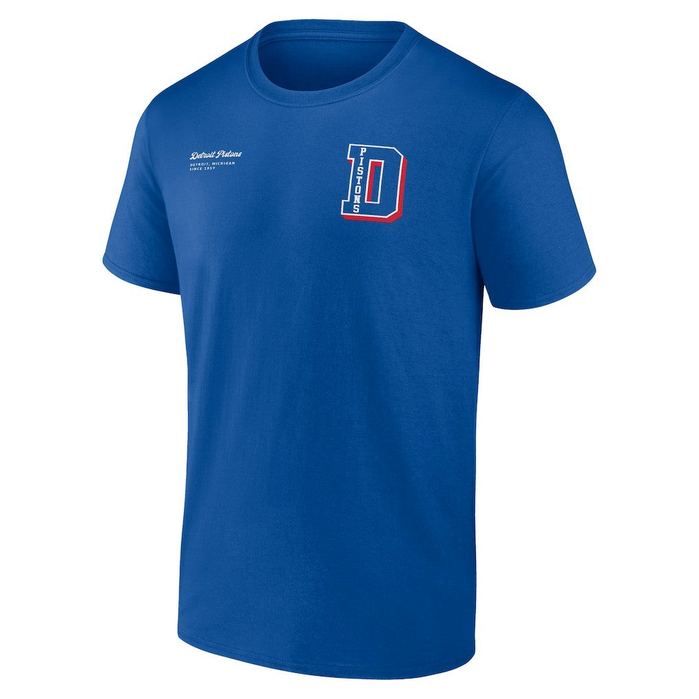 Detroit Pistons Split Zone T-Shirt sale - Blue discount
