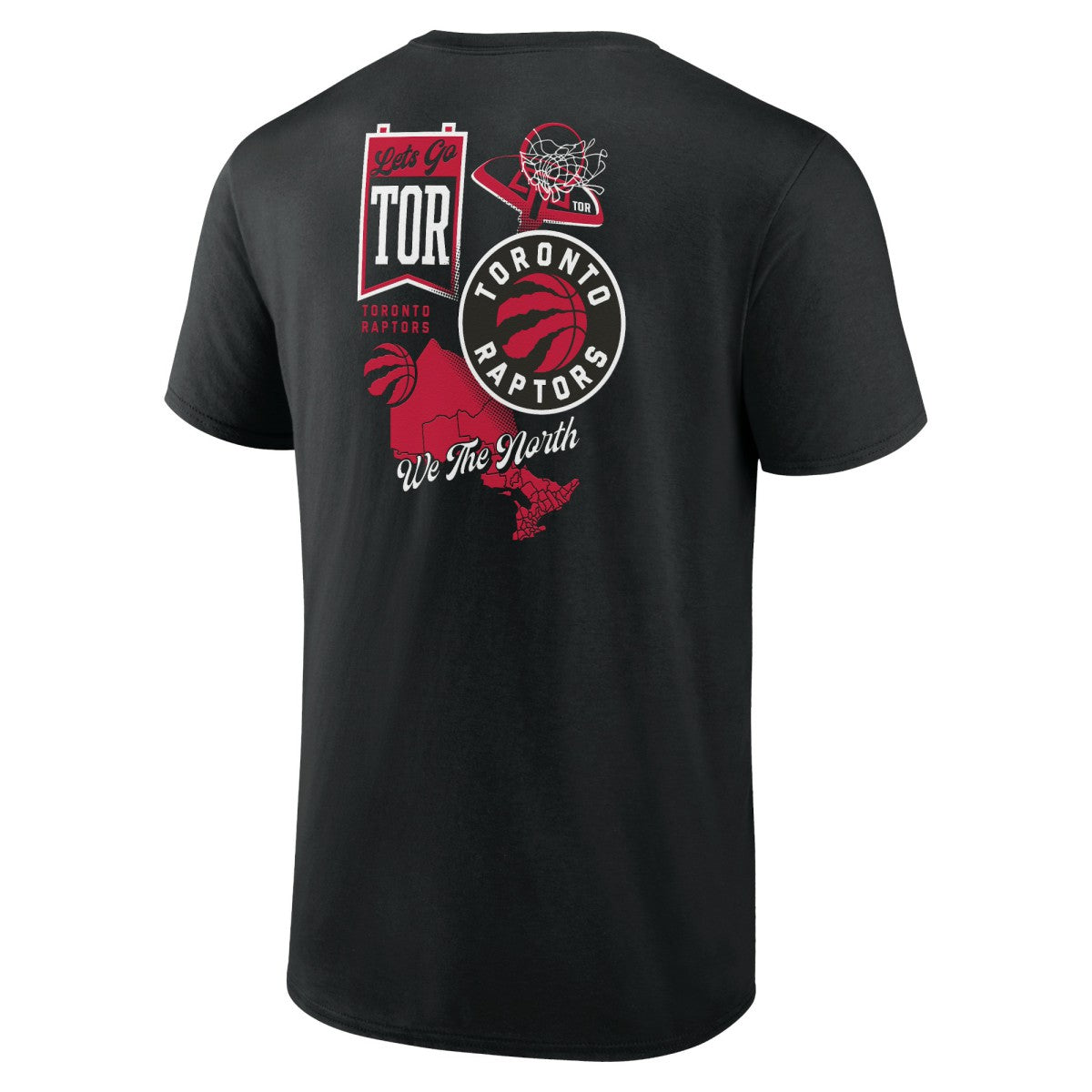 Toronto Raptors Split Zone T-Shirt - Black for sale