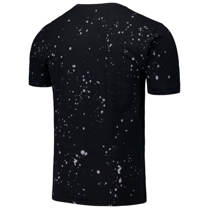 Houston Astros Majestic Threads Splatter T-Shirt - Black/White
