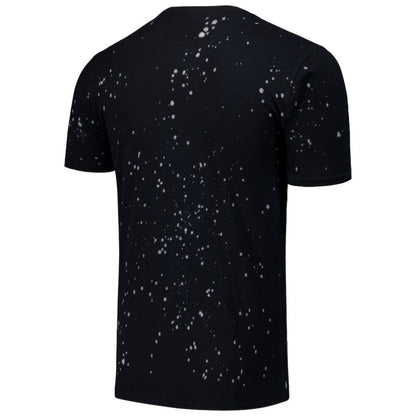 Atlanta Braves Majestic Threads Splatter T-Shirt - Black/White