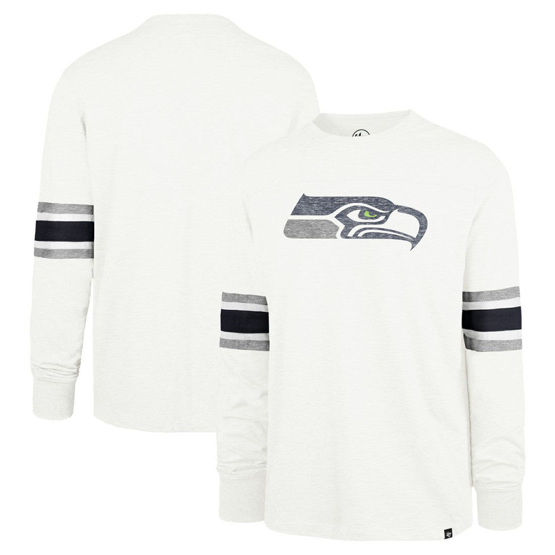 Seattle Seahawks '47 Gridiron Premier Brex Long Sleeve T-Shirt - White outlet