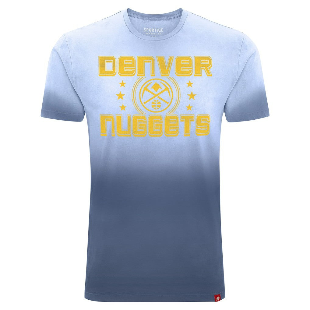 Denver Nuggets Sportiqe Unisex Bingham Sun-Fade T-Shirt - Blue cheap