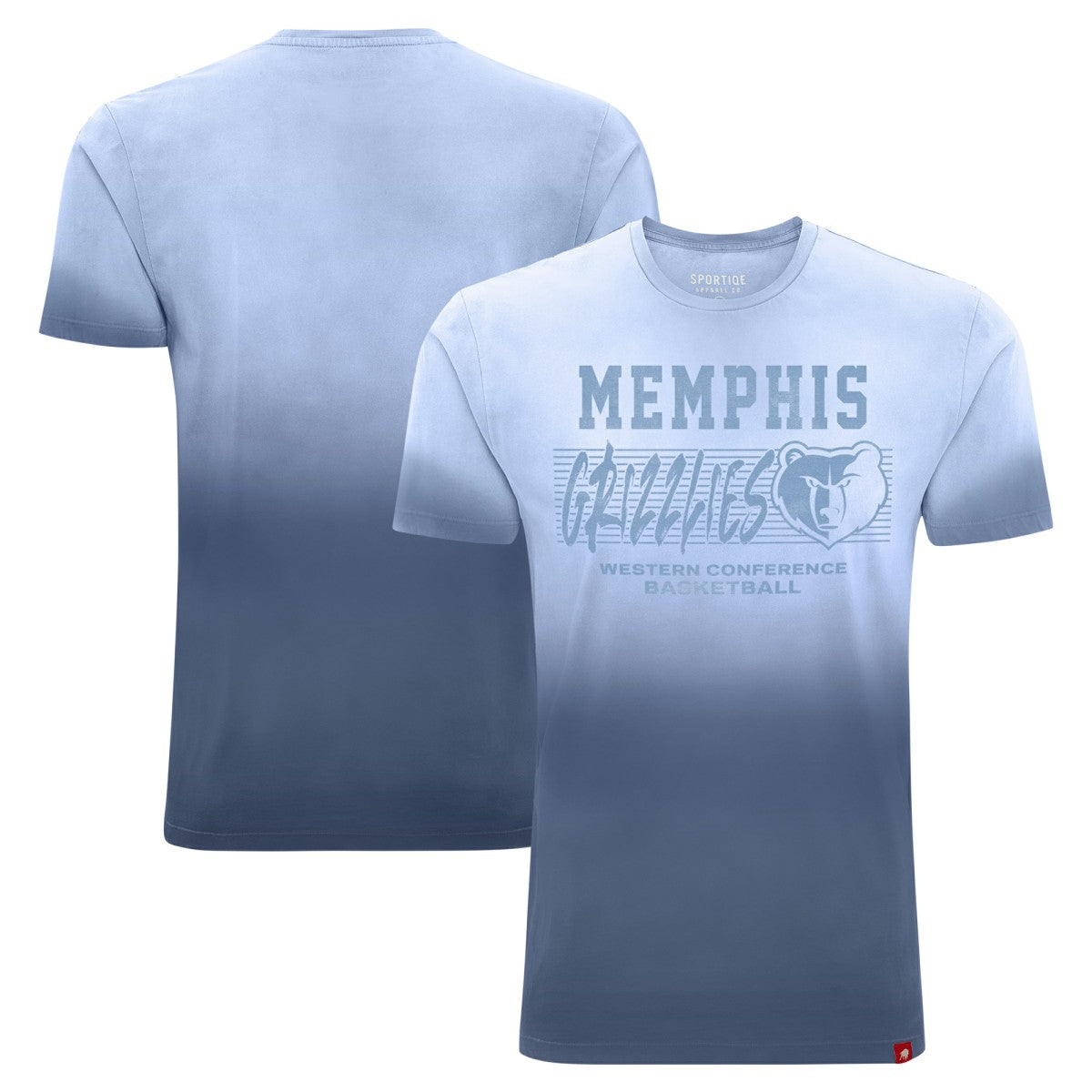 Memphis Grizzlies Sportiqe Unisex Bingham Sun-Fade T-Shirt - Navy outlet