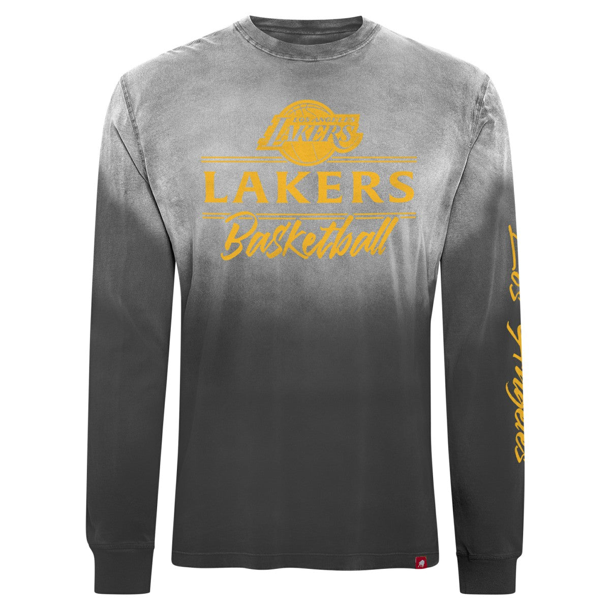 Los Angeles Lakers Sportiqe Unisex Mohave Sun-Dipped Long Sleeve T-Shirt - Black sale