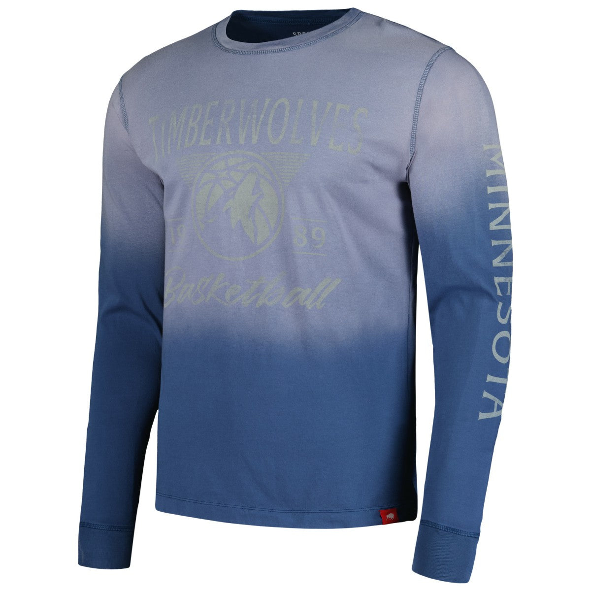 Minnesota Timberwolves Sportiqe Unisex Mohave Sun-Dipped Long Sleeve T-Shirt - Navy sale
