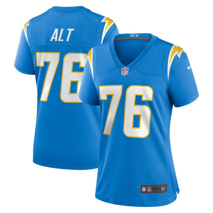Joe Alt Los Angeles Chargers Women's 2024 NFL Draft First Round Pick Player Game Jersey - Powder Blue | Nike cheap