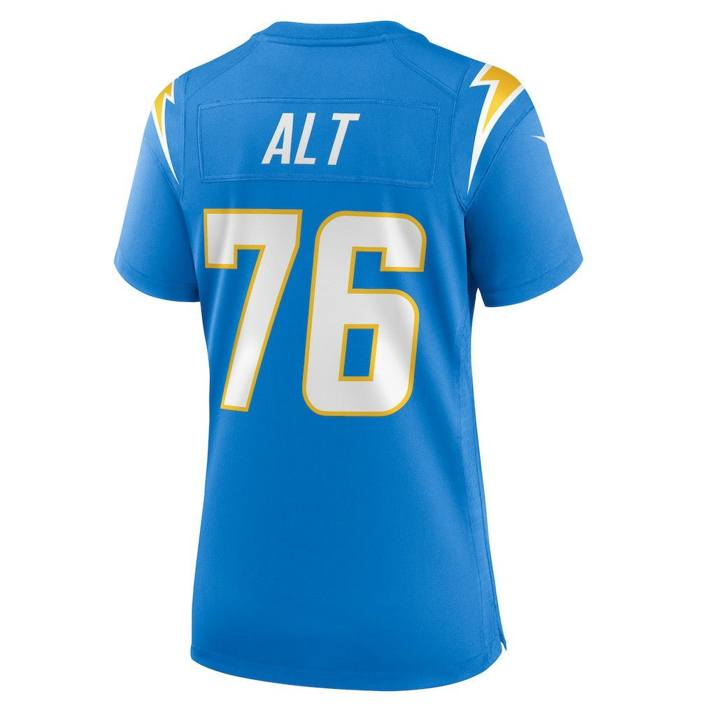Joe Alt Los Angeles Chargers Women's 2024 NFL Draft First Round Pick Player Game Jersey - Powder Blue | Nike cheap