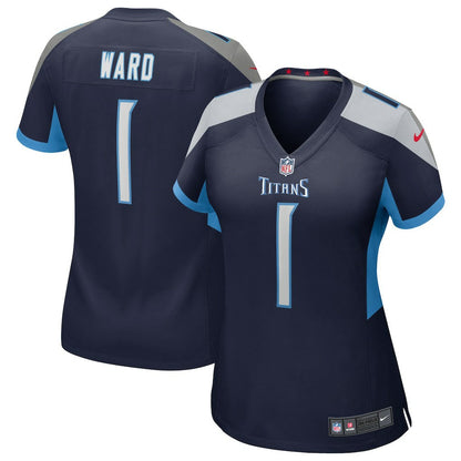 Cameron Ward Tennessee Titans Women's 2025 NFL Draft First Round Pick Alternate Game Jersey - Navy | Nike on sale