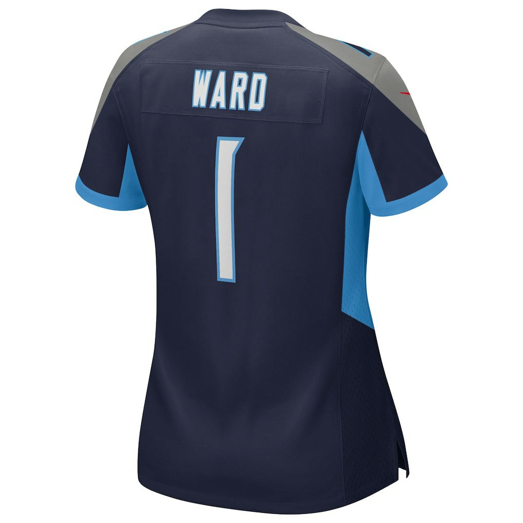 Cameron Ward Tennessee Titans Women's 2025 NFL Draft First Round Pick Alternate Game Jersey - Navy | Nike on sale