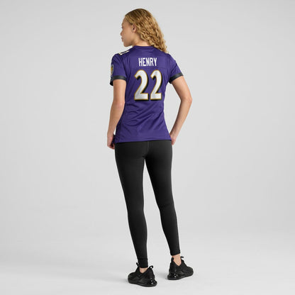 Derrick Henry Baltimore Ravens Women's Game Player Jersey - Purple | Nike for sale