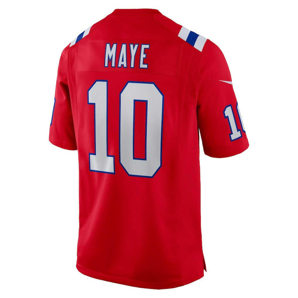 Drake Maye New England Patriots Player Game Jersey - Red | Nike sale