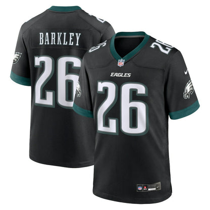 Saquon Barkley Philadelphia Eagles Alternate Game Jersey - Black | Nike for sale