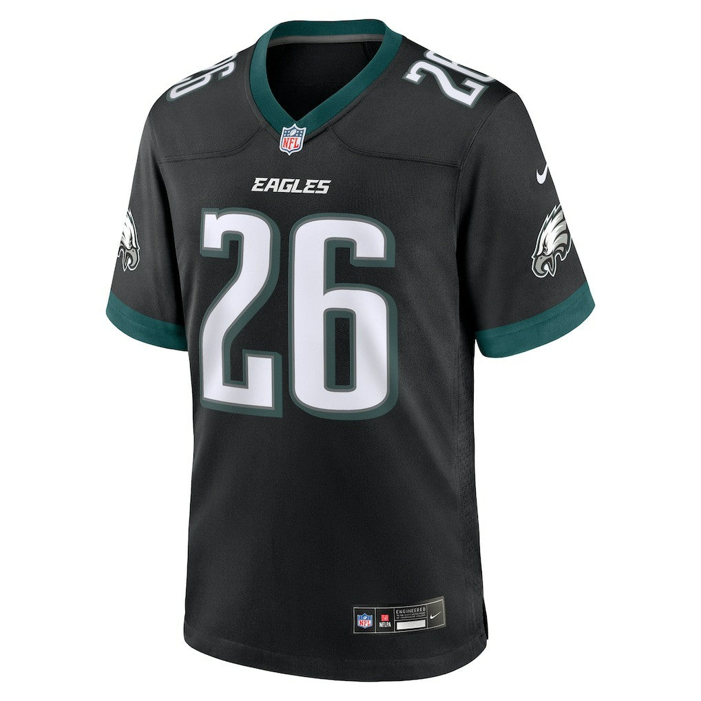 Saquon Barkley Philadelphia Eagles Alternate Game Jersey - Black | Nike for sale