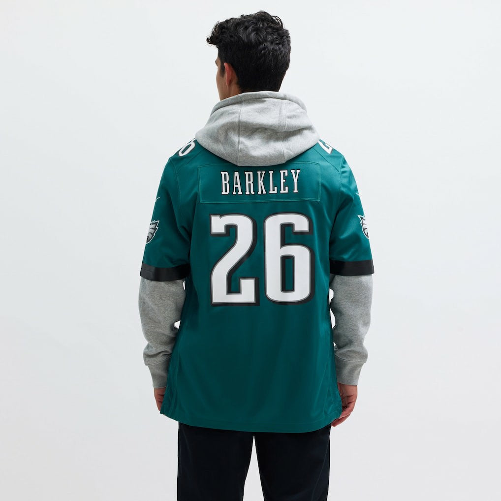 Saquon Barkley Philadelphia Eagles Game Player Jersey - Midnight Green | Nike online