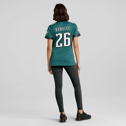 Saquon Barkley Philadelphia Eagles Women's Game Player Jersey - Midnight Green | Nike for sale