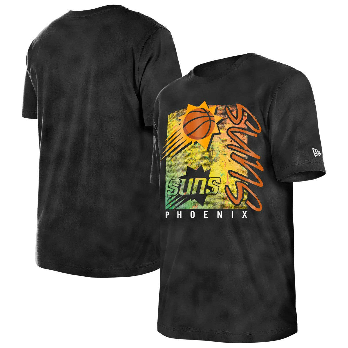 Phoenix Suns Sport Classics Enzyme Wash Oversized T-Shirt - Black | New Era shop