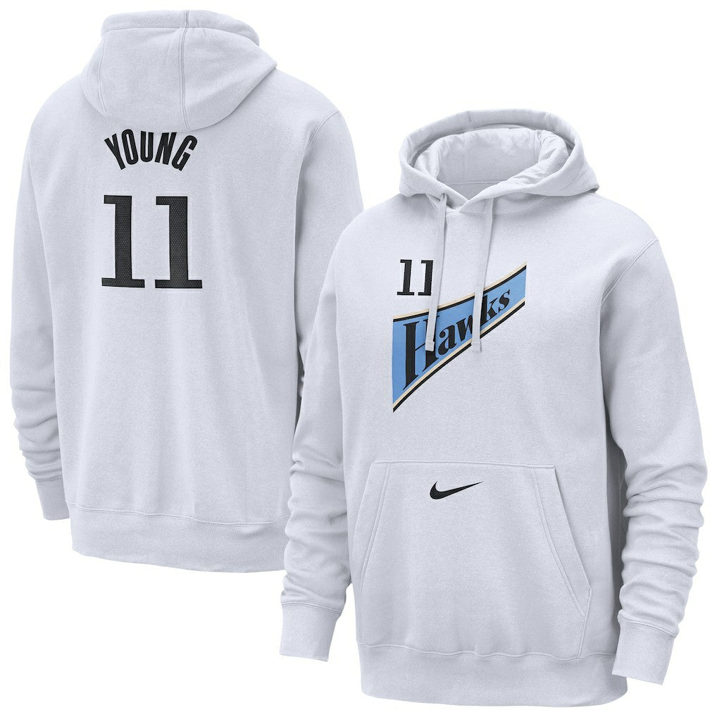 Trae Young Atlanta Hawks 2024/25 Name & Number Pullover Hoodie - White | Nike online
