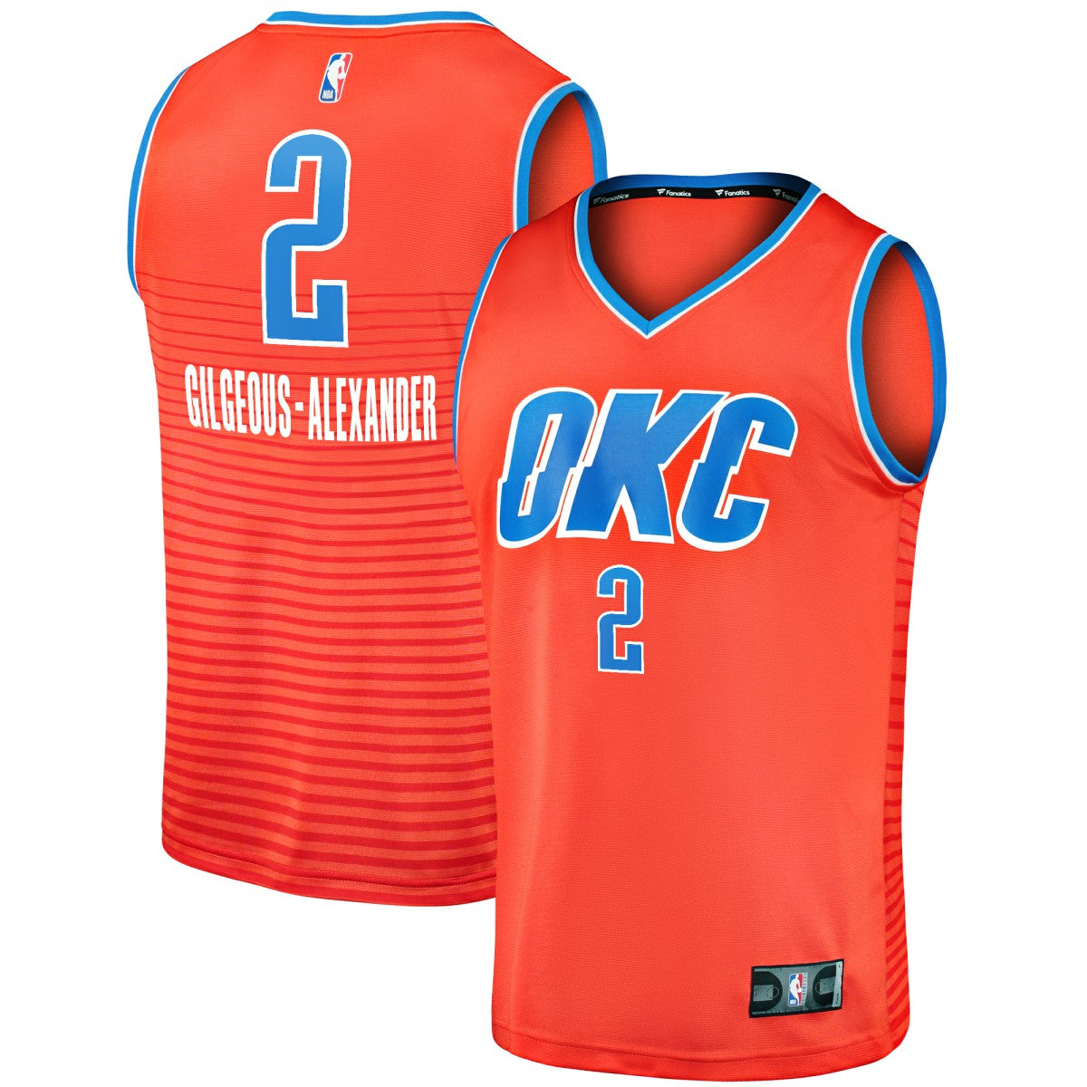 Shai Gilgeous-Alexander Oklahoma City Thunder Fast Break Player Jersey - Statement Edition - Orange | Fanatics online